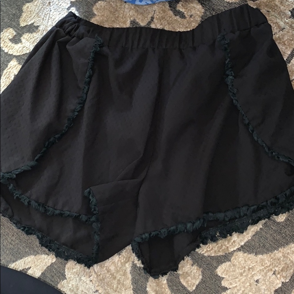 black dressy shorts